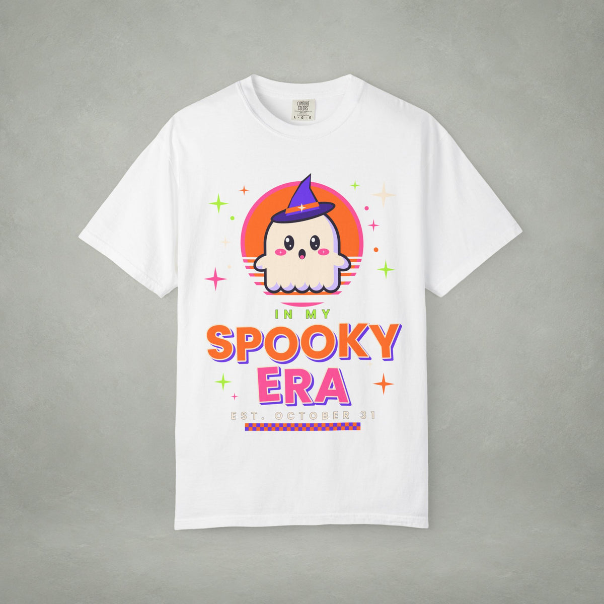Spooky Era T-Shirt — Cute Ghost Halloween Graphic Tee