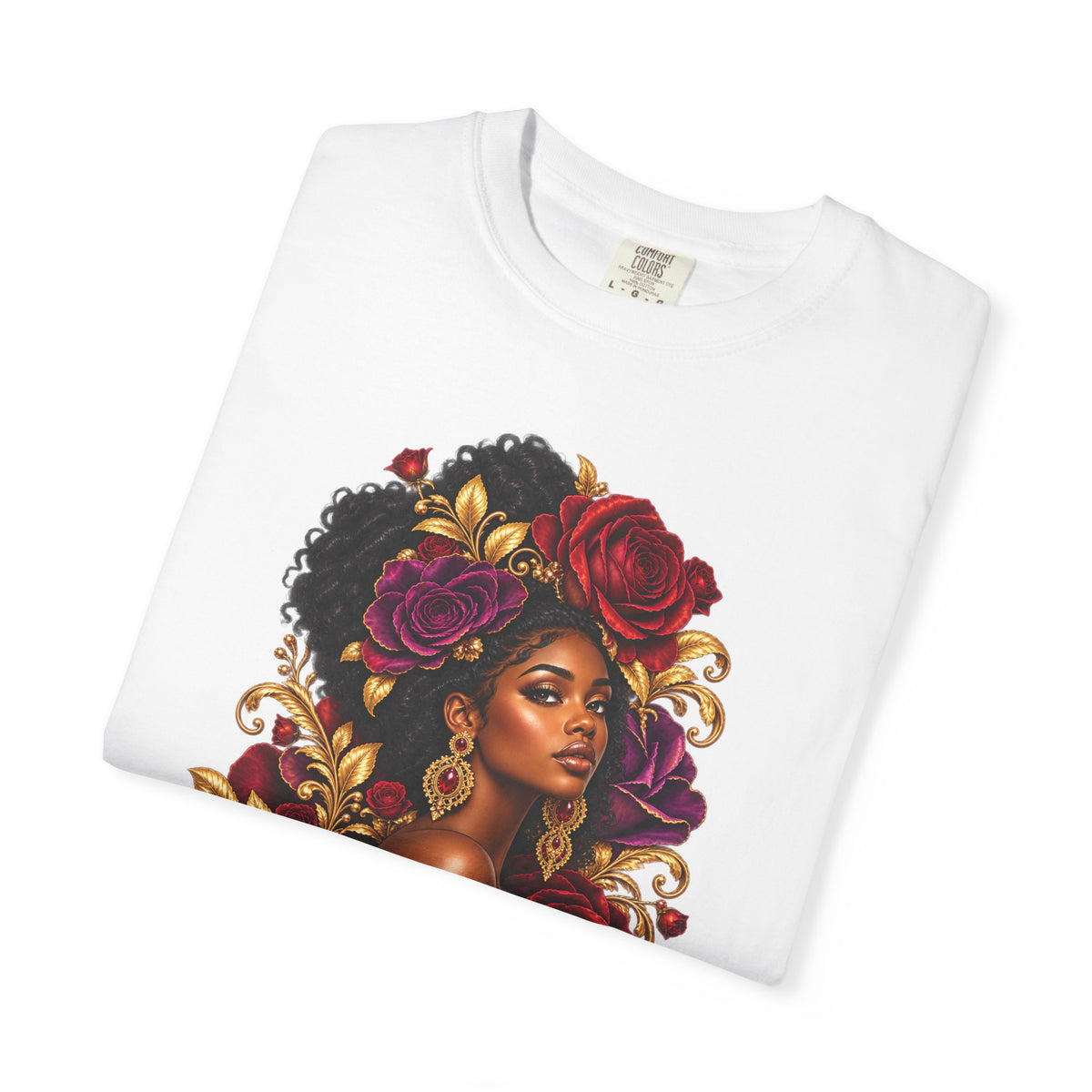 Floral Muse Portrait Graphic Tee | Color Me Ful