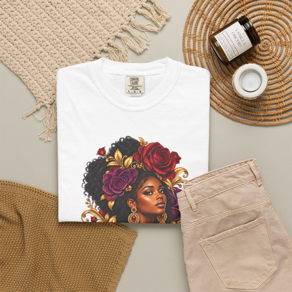 Floral Muse Portrait Graphic Tee | Color Me Ful