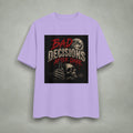 Bad Decisions After Dark T-shirt | Skull Moon Graphic Tee
