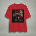 Bad Decisions After Dark T-shirt | Skull Moon Graphic Tee