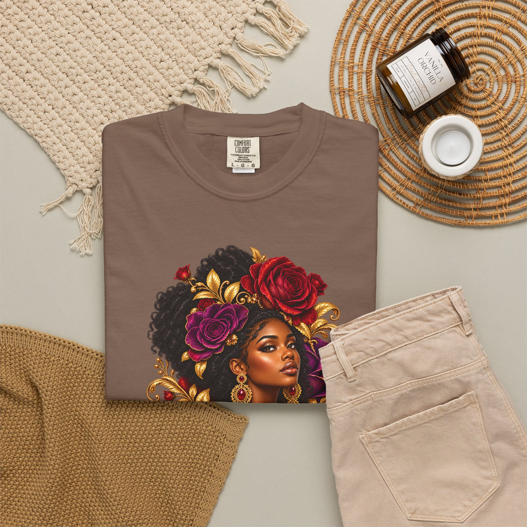 Floral Muse Portrait Graphic Tee | Color Me Ful