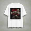 Bad Decisions After Dark T-shirt | Skull Moon Graphic Tee