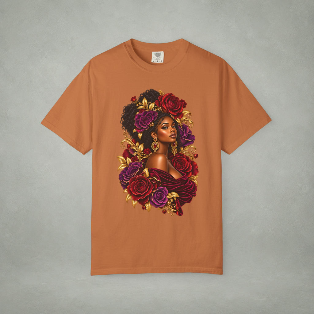 Floral Muse Portrait Graphic Tee | Color Me Ful