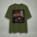 Bad Decisions After Dark T-shirt | Skull Moon Graphic Tee