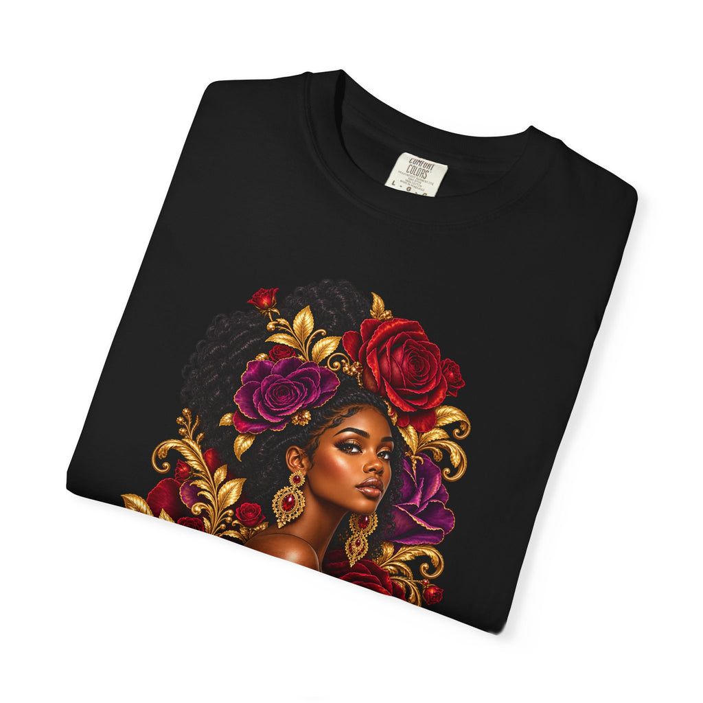 Floral Muse Portrait Graphic Tee | Color Me Ful