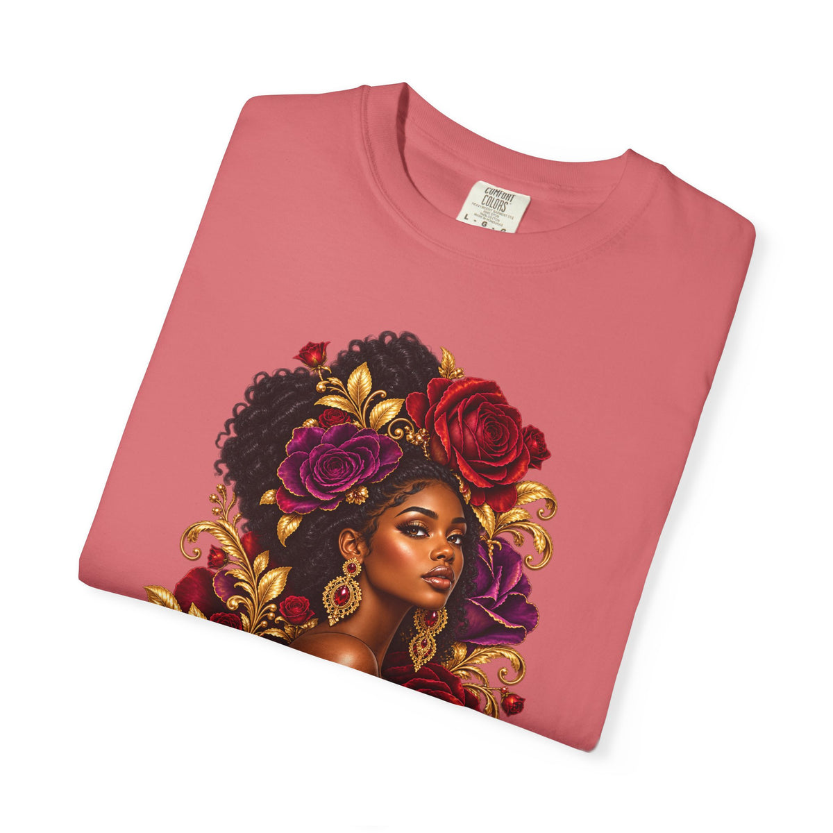 Floral Muse Portrait Graphic Tee | Color Me Ful