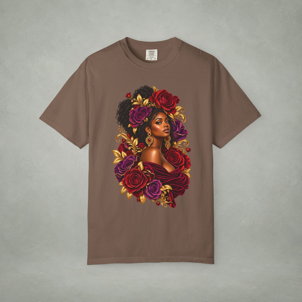 Floral Muse Portrait Graphic Tee | Color Me Ful