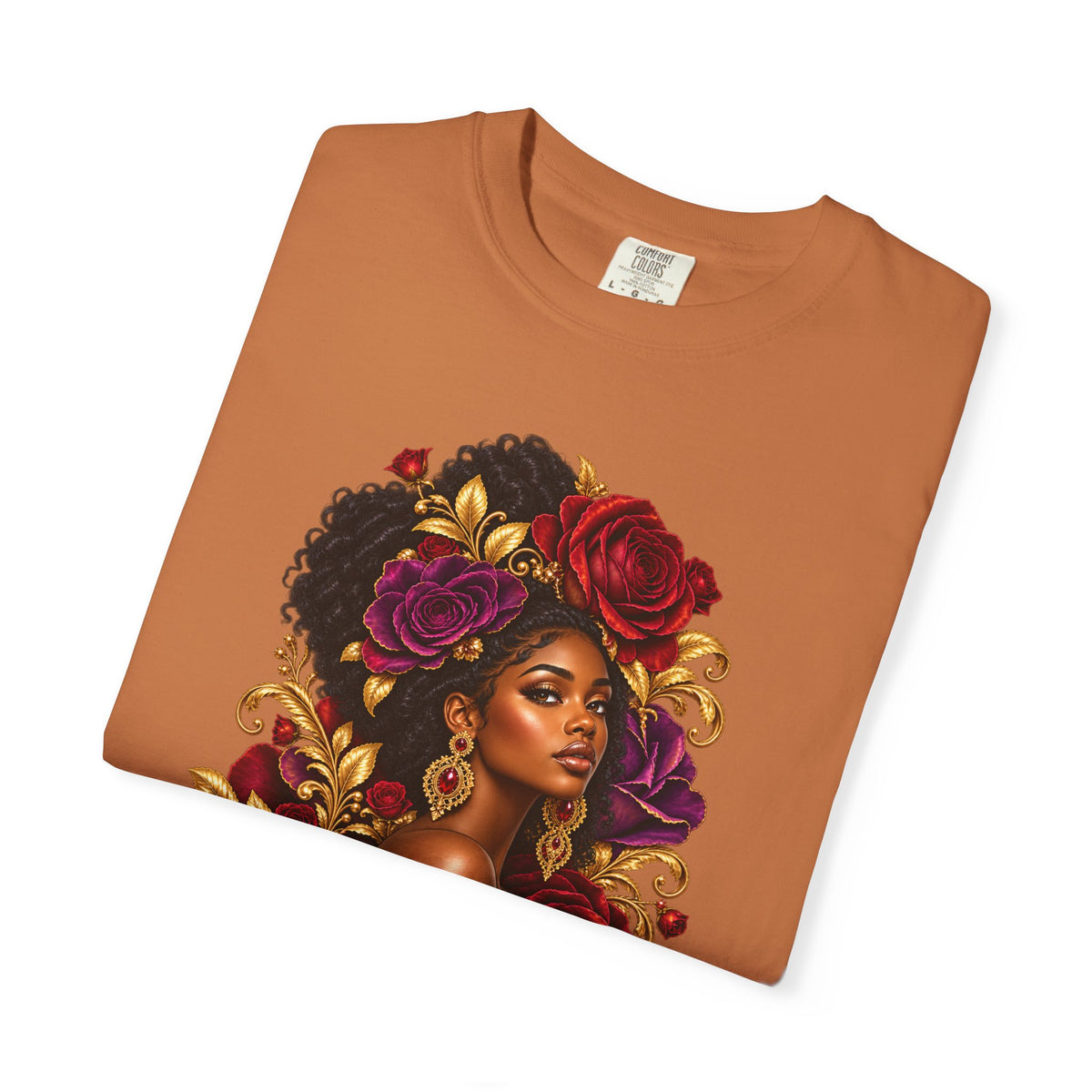 Floral Muse Portrait Graphic Tee | Color Me Ful