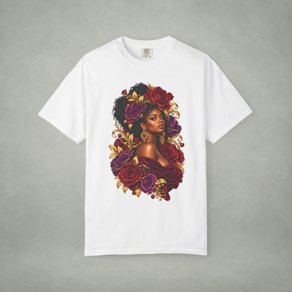 Floral Muse Portrait Graphic Tee | Color Me Ful
