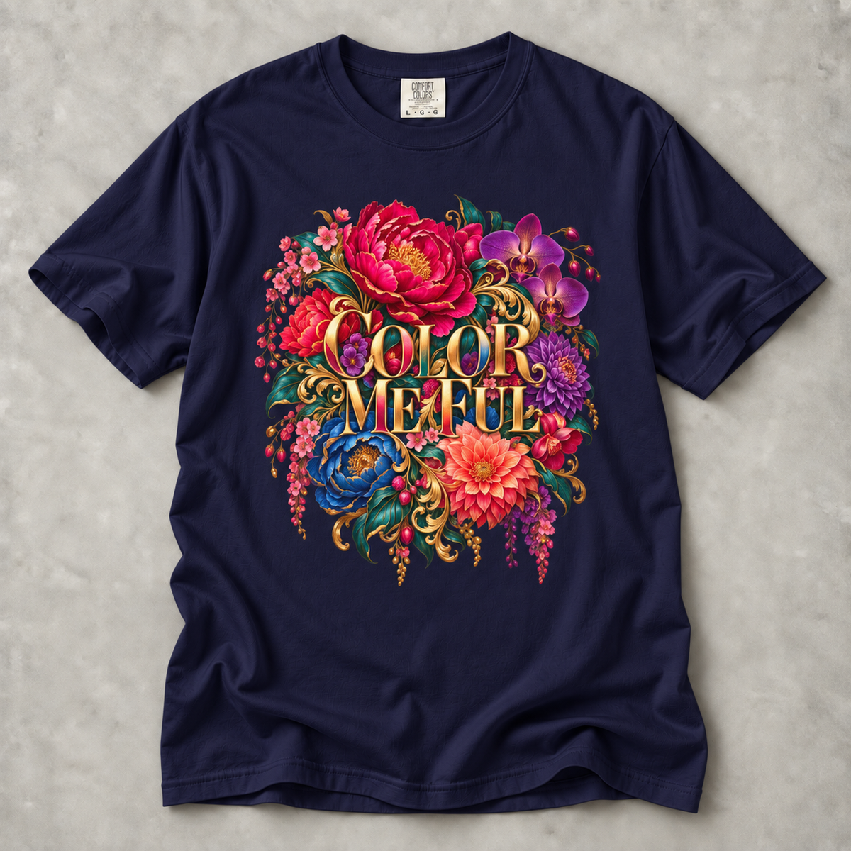 Color Me Ful Floral Graphic Tee | Unisex MoodWorn