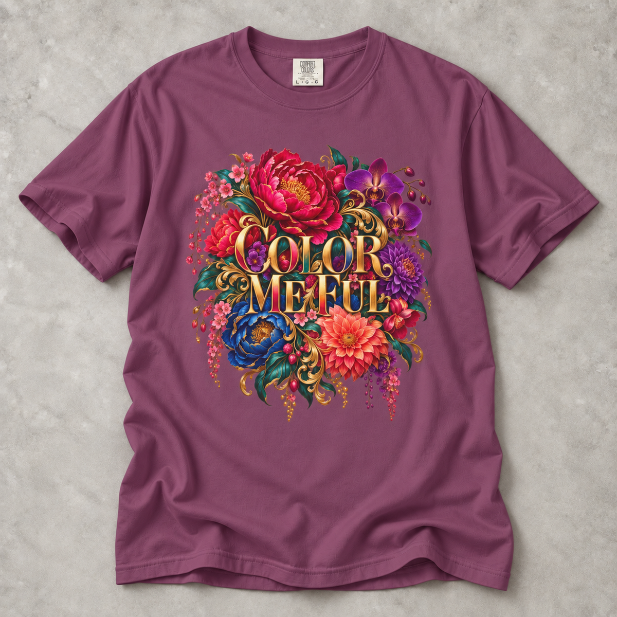 Color Me Ful Floral Graphic Tee | Unisex MoodWorn