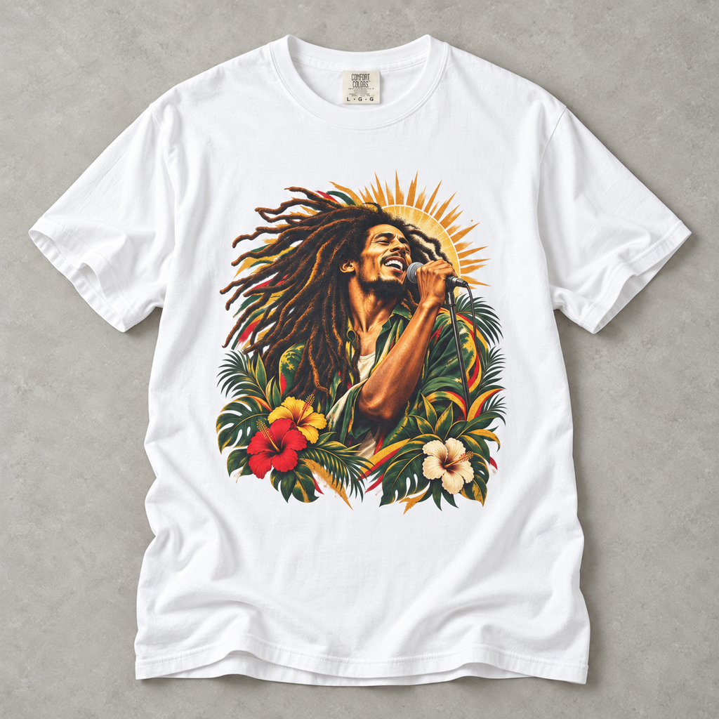 Reggae Sun Portrait Graphic Tee | Unisex