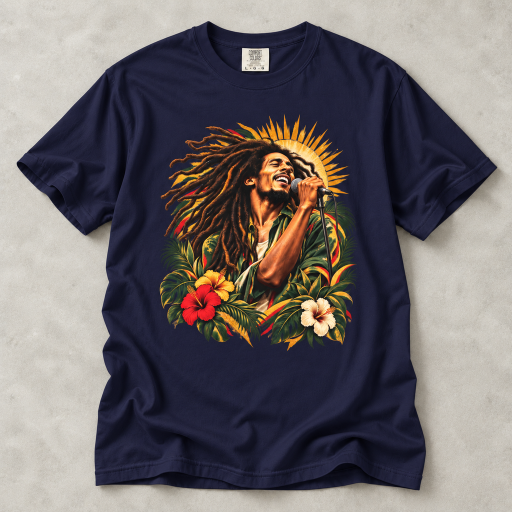 Reggae Sun Portrait Graphic Tee | Unisex