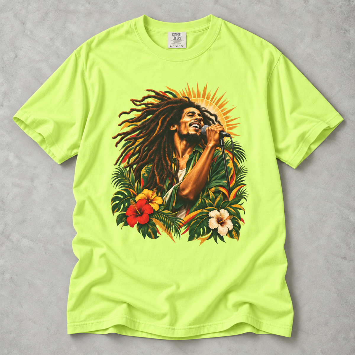 Reggae Sun Portrait Graphic Tee | Unisex