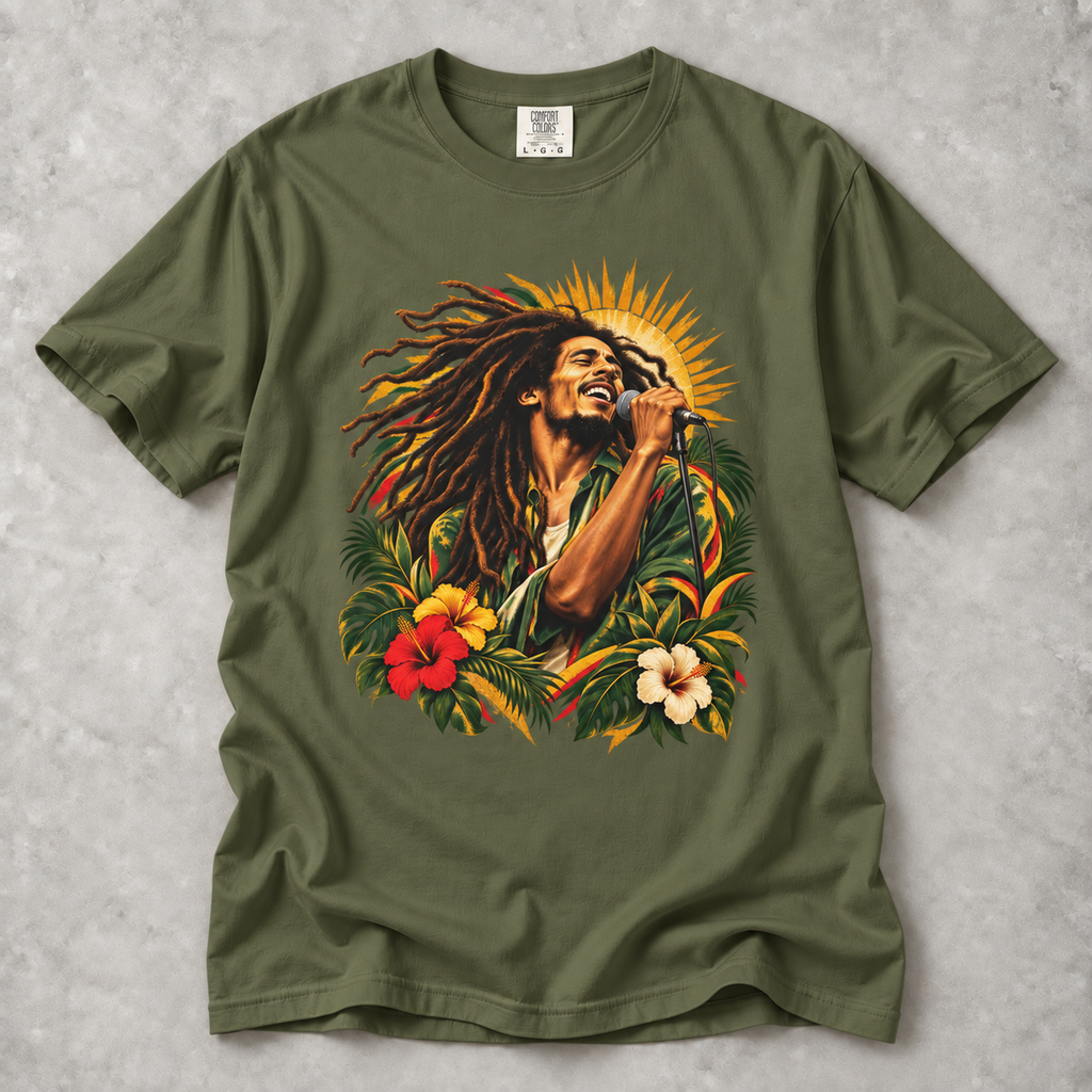 Reggae Sun Portrait Graphic Tee | Unisex
