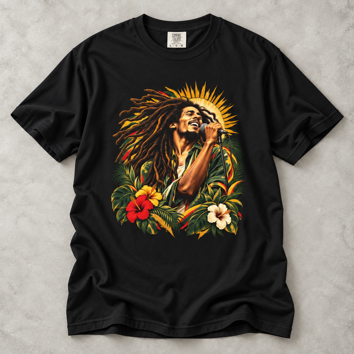 Reggae Sun Portrait Graphic Tee | Unisex