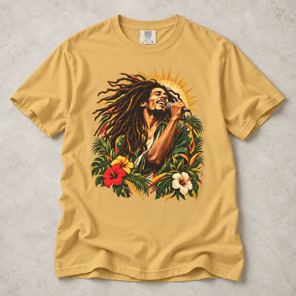 Reggae Sun Portrait Graphic Tee | Unisex