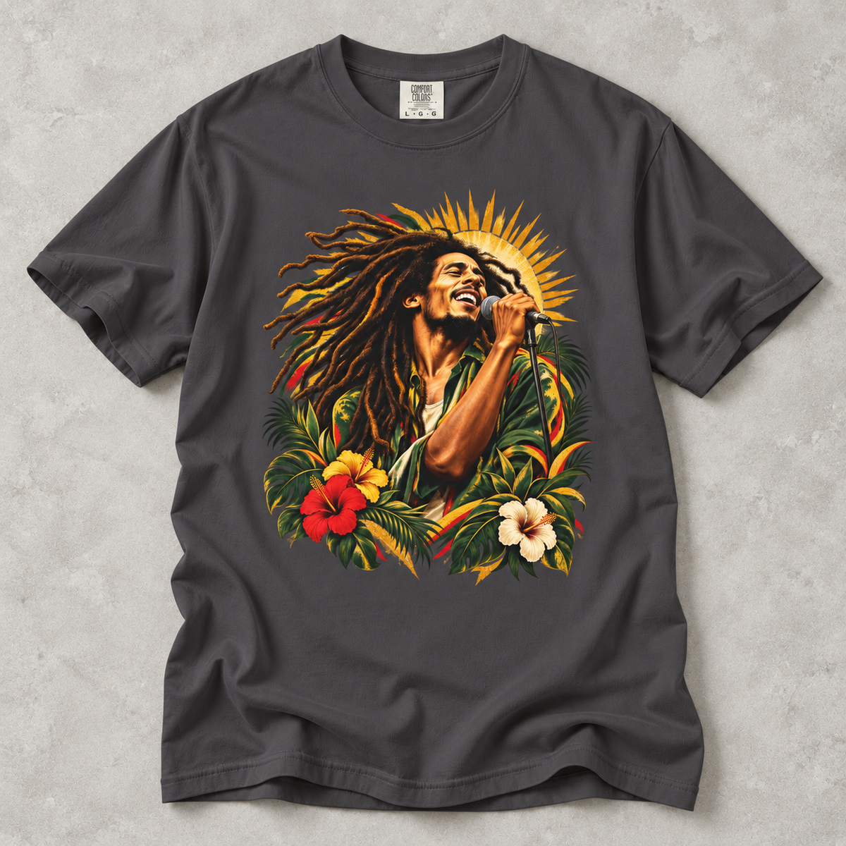 Reggae Sun Portrait Graphic Tee | Unisex