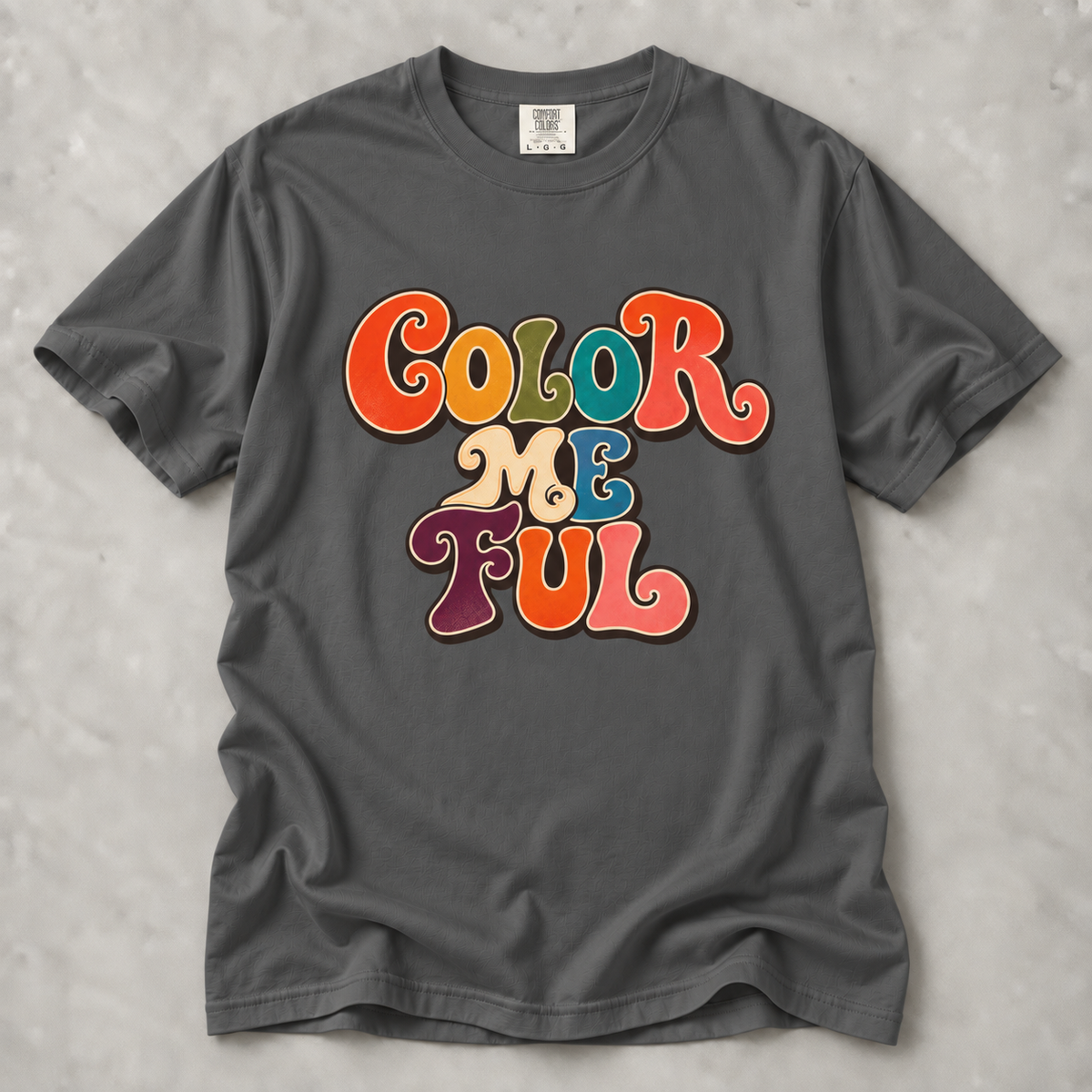 Color Me Fun T-Shirt — Retro Groovy 'Color Me Ful' Graphic Tee