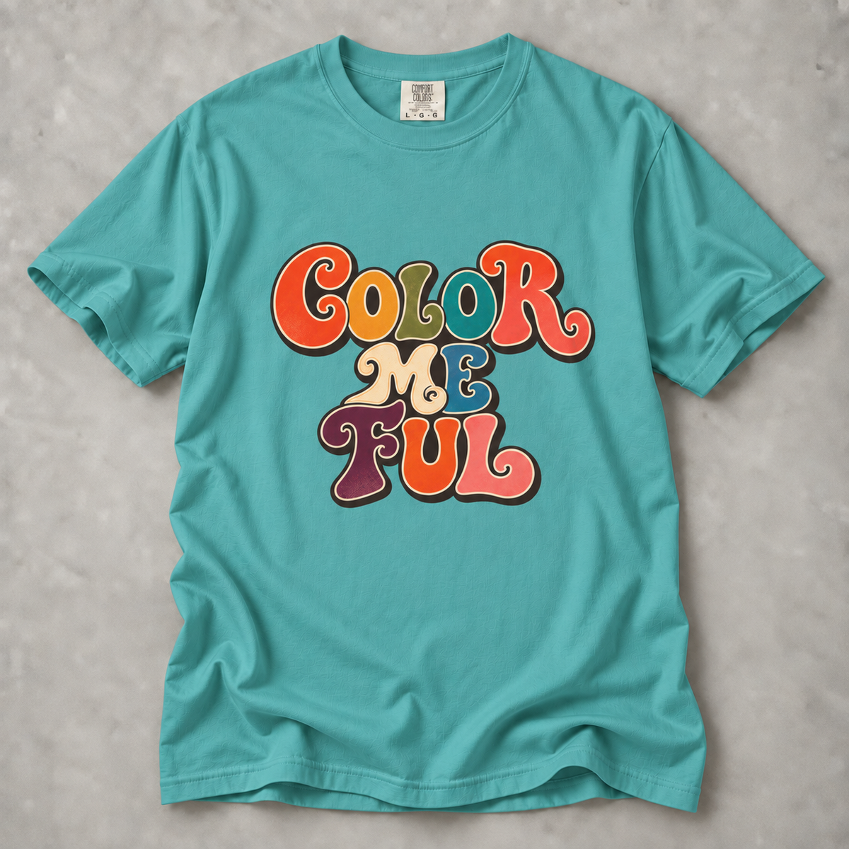 Color Me Fun T-Shirt — Retro Groovy 'Color Me Ful' Graphic Tee