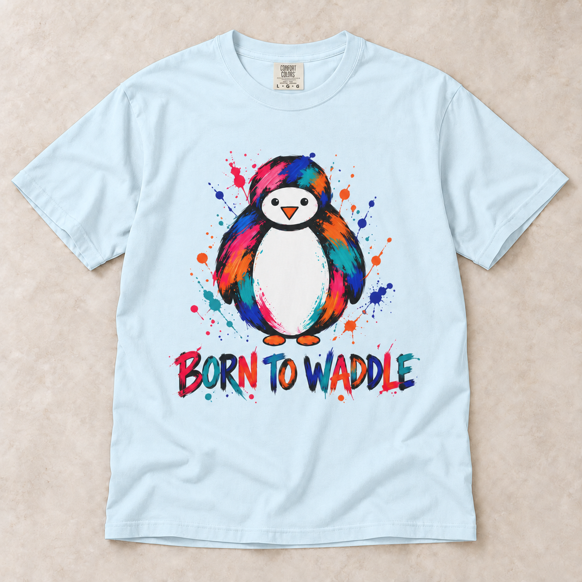 Born to Waddle Penguin T-Shirt