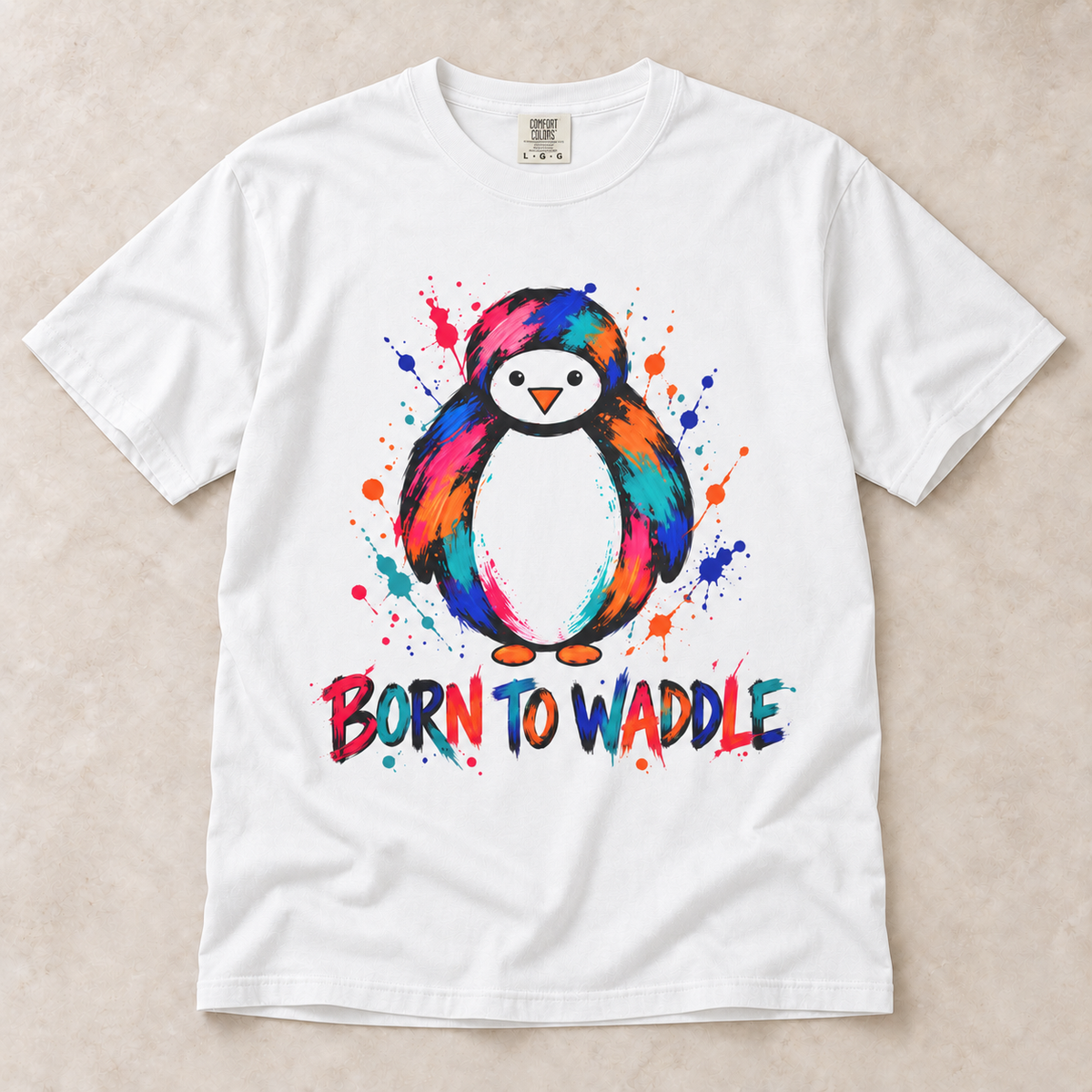 Born to Waddle Penguin T-Shirt