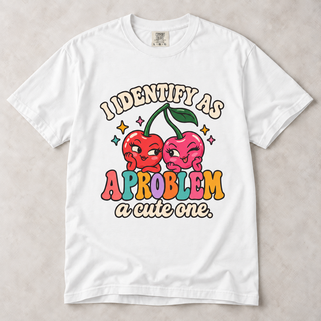 I Identify as a Problem—A Cute One | Unisex Tee