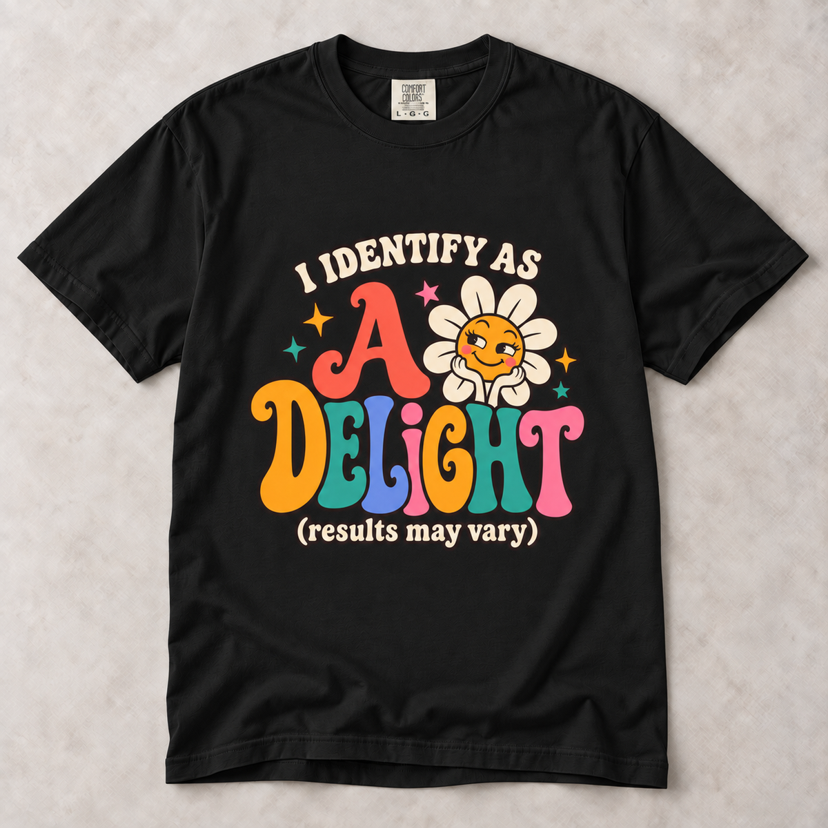 I Identify as a Delight | Unisex Graphic Tee