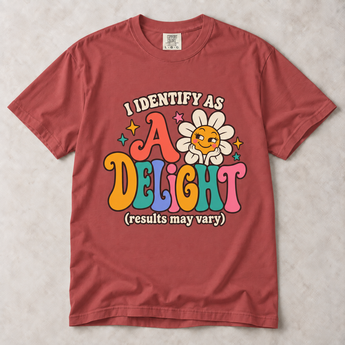 I Identify as a Delight | Unisex Graphic Tee