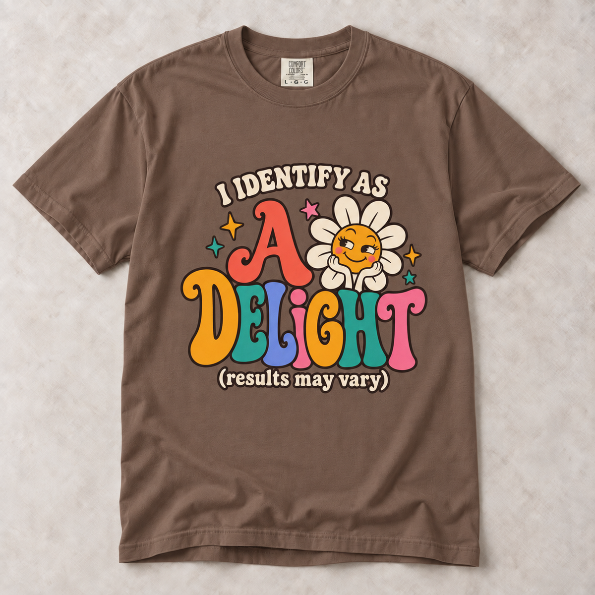 I Identify as a Delight | Unisex Graphic Tee