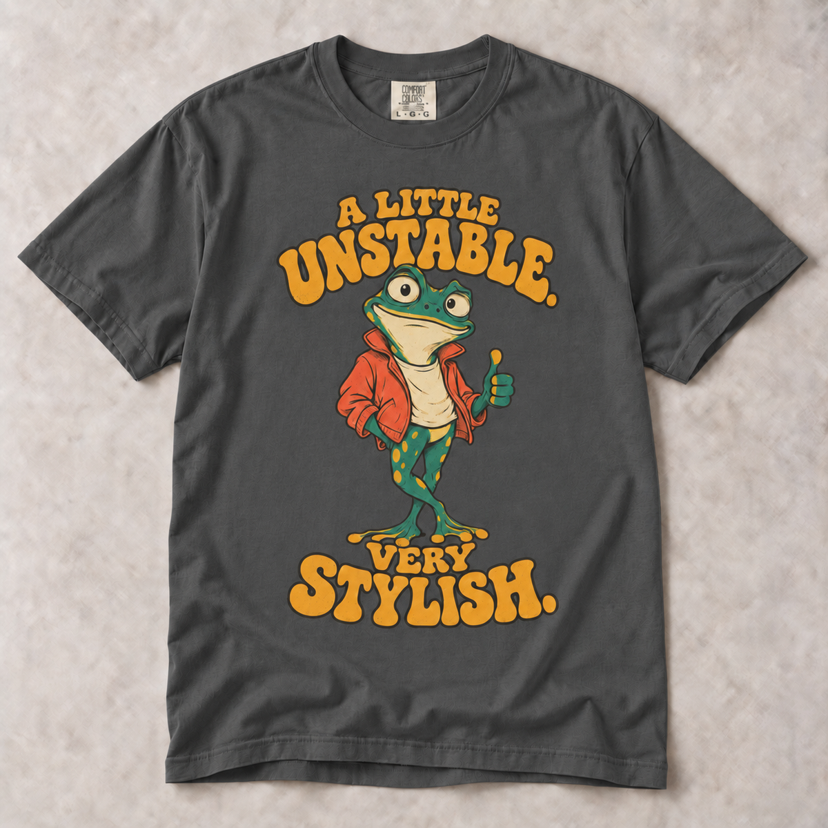 A Little Unstable, Very Stylish — Unisex Frog Graphic Tee