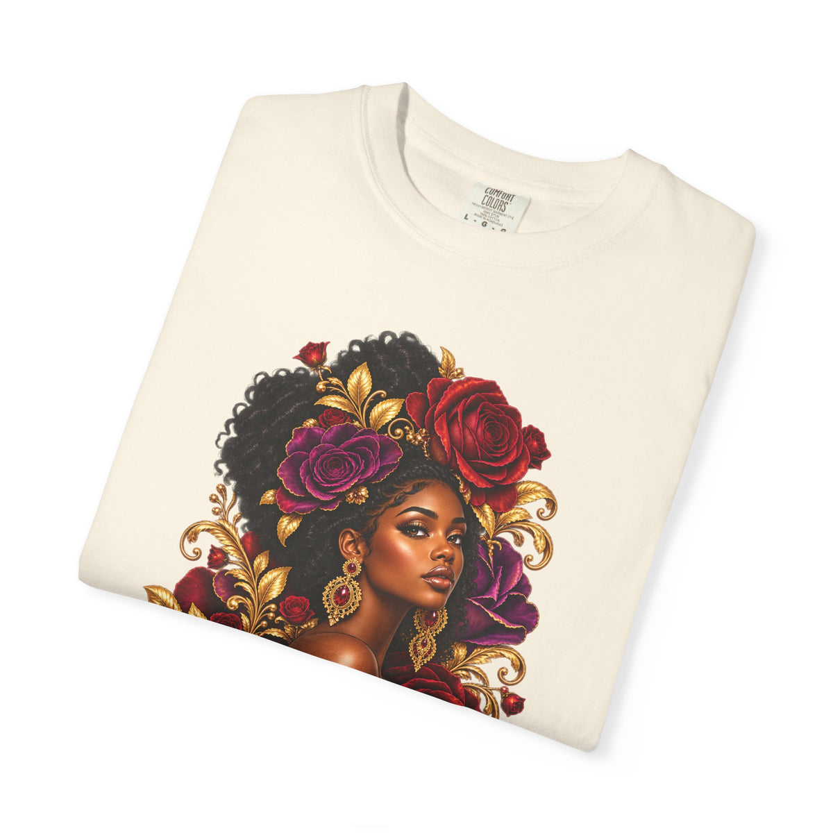Floral Muse Portrait Graphic Tee | Color Me Ful