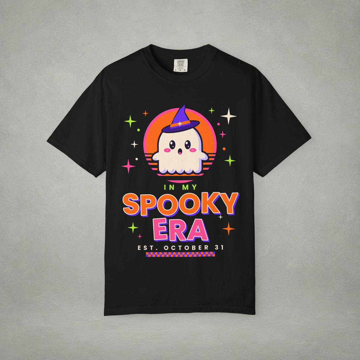 Spooky Era T-Shirt — Cute Ghost Halloween Graphic Tee