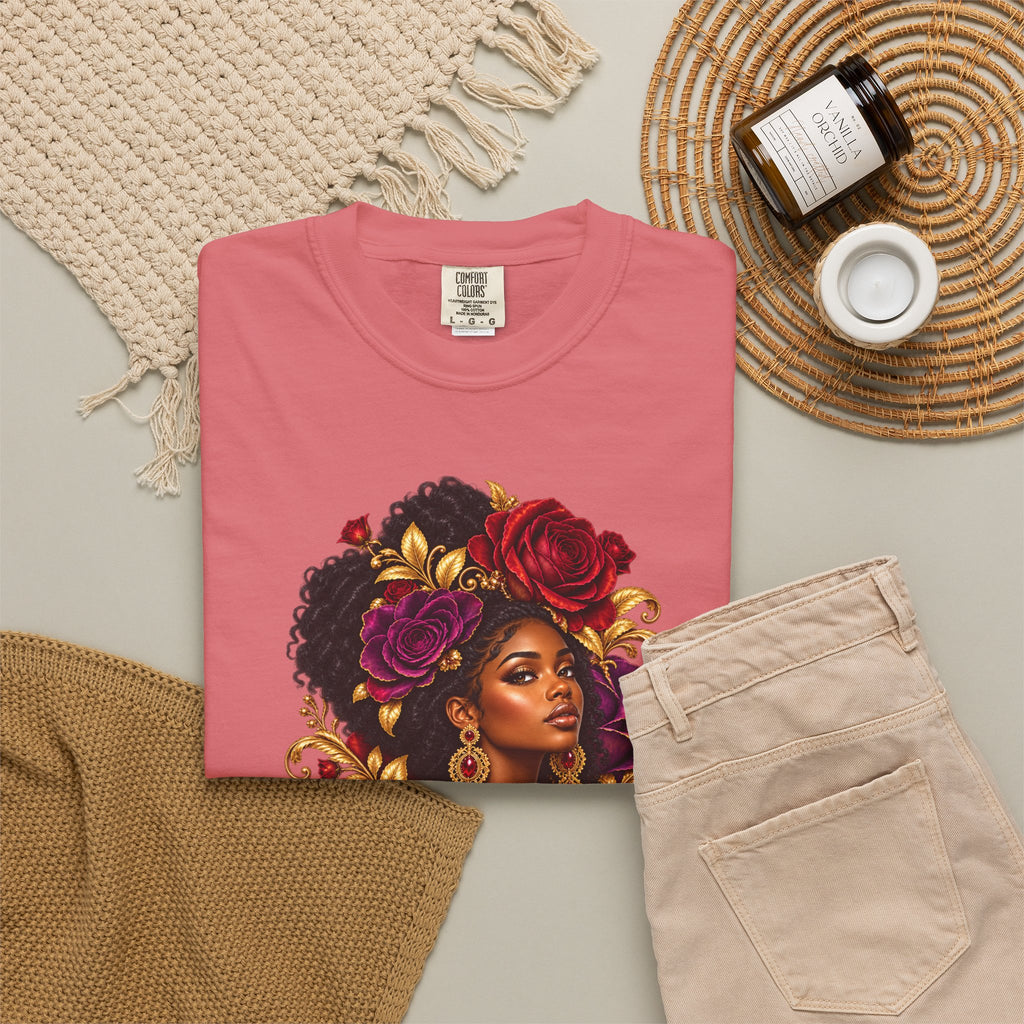 Floral Muse Portrait Graphic Tee | Color Me Ful