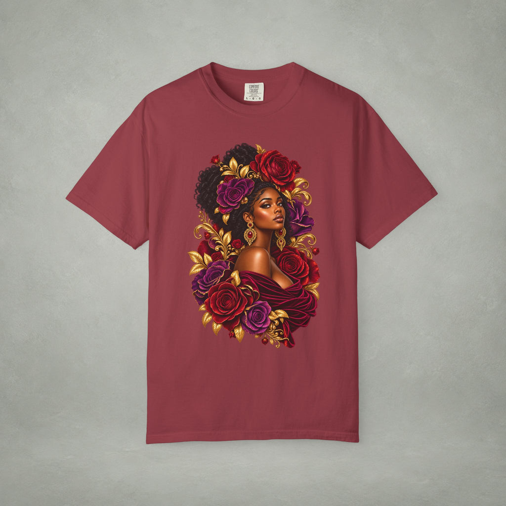 Floral Muse Portrait Graphic Tee | Color Me Ful