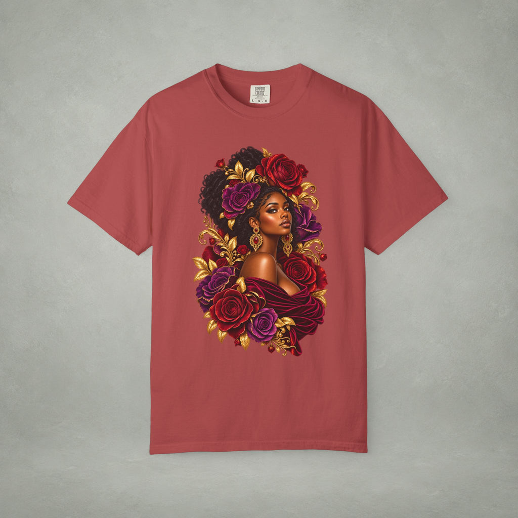 Floral Muse Portrait Graphic Tee | Color Me Ful