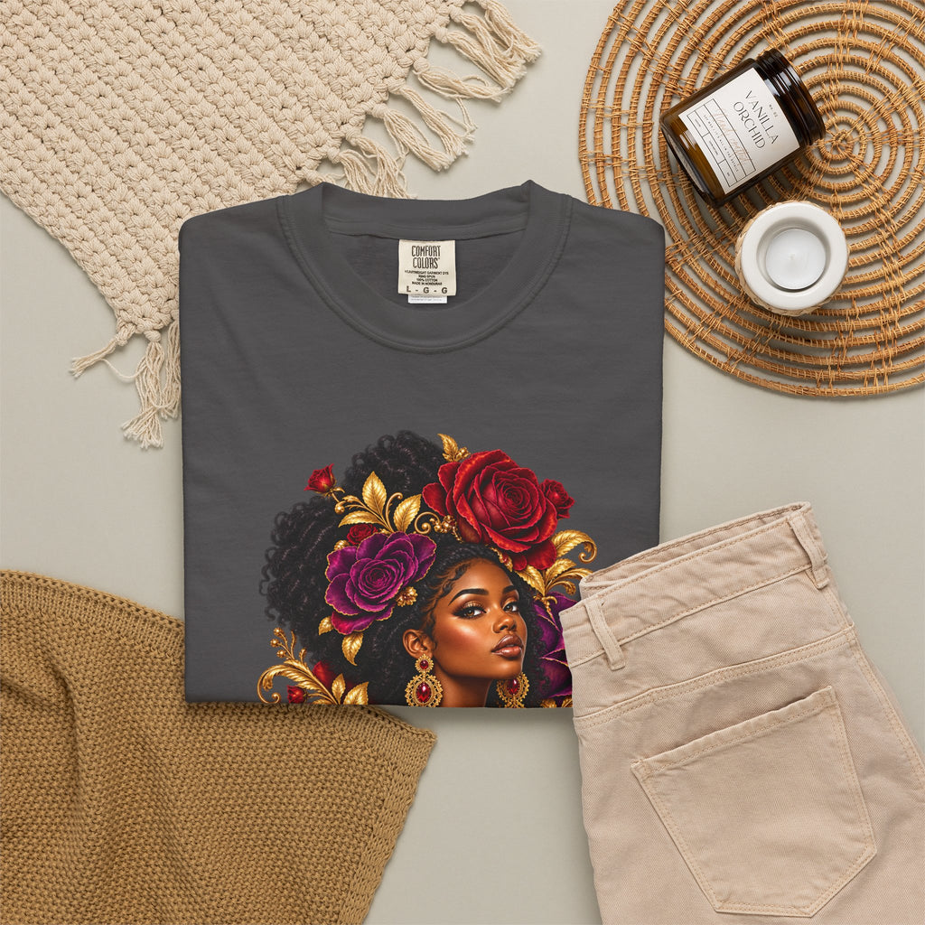 Floral Muse Portrait Graphic Tee | Color Me Ful