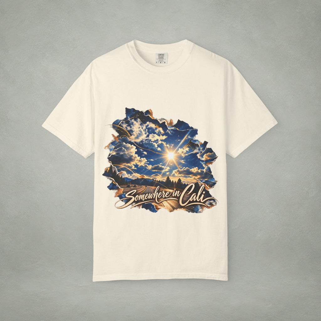 Somewhere in Cali Graphic Tee | Unisex Comfort Colors 1717