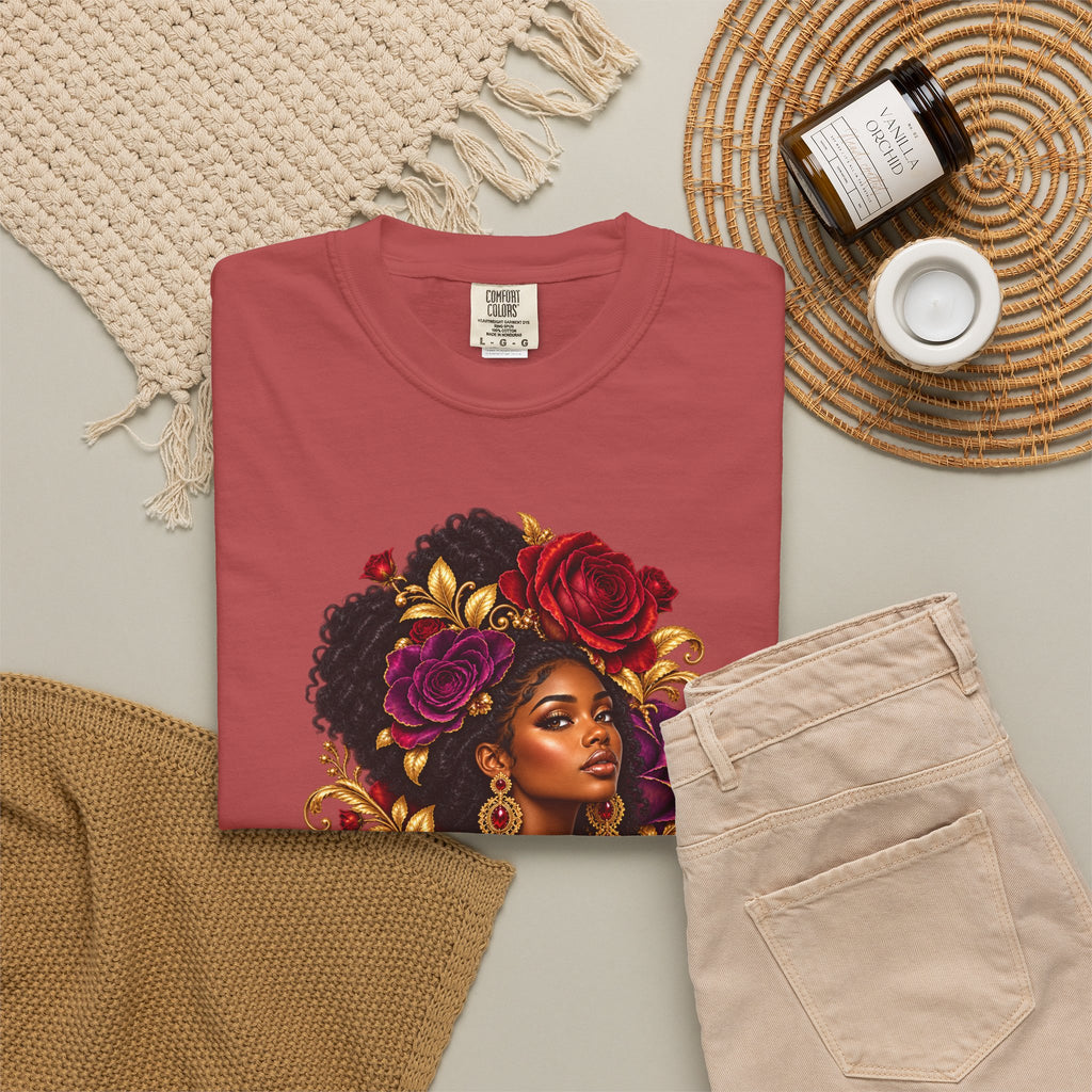 Floral Muse Portrait Graphic Tee | Color Me Ful