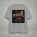 Bad Decisions After Dark T-shirt | Skull Moon Graphic Tee
