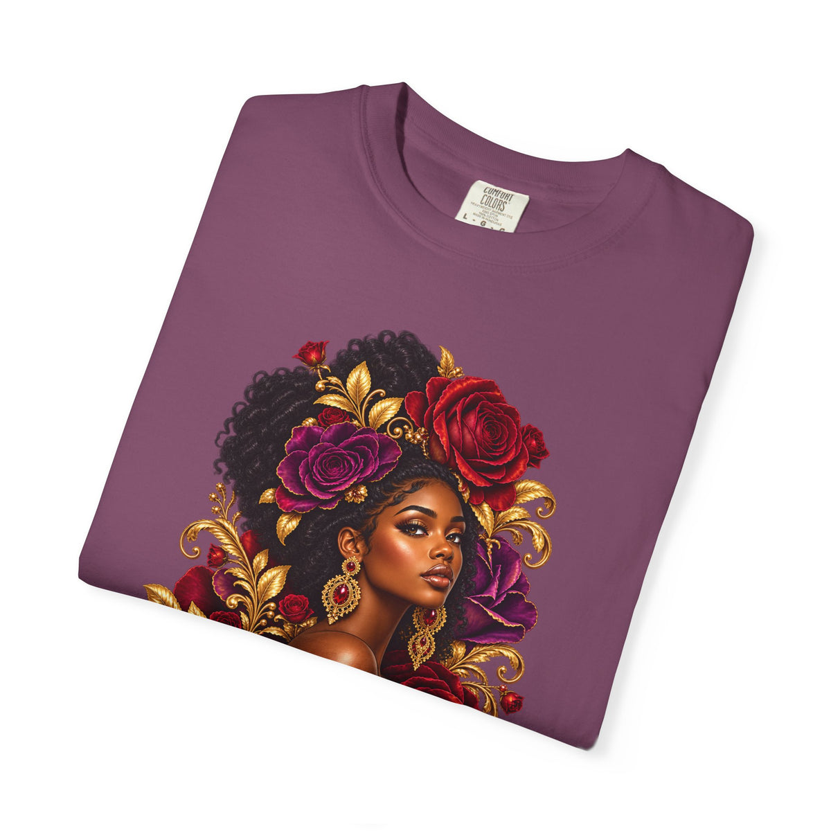 Floral Muse Portrait Graphic Tee | Color Me Ful