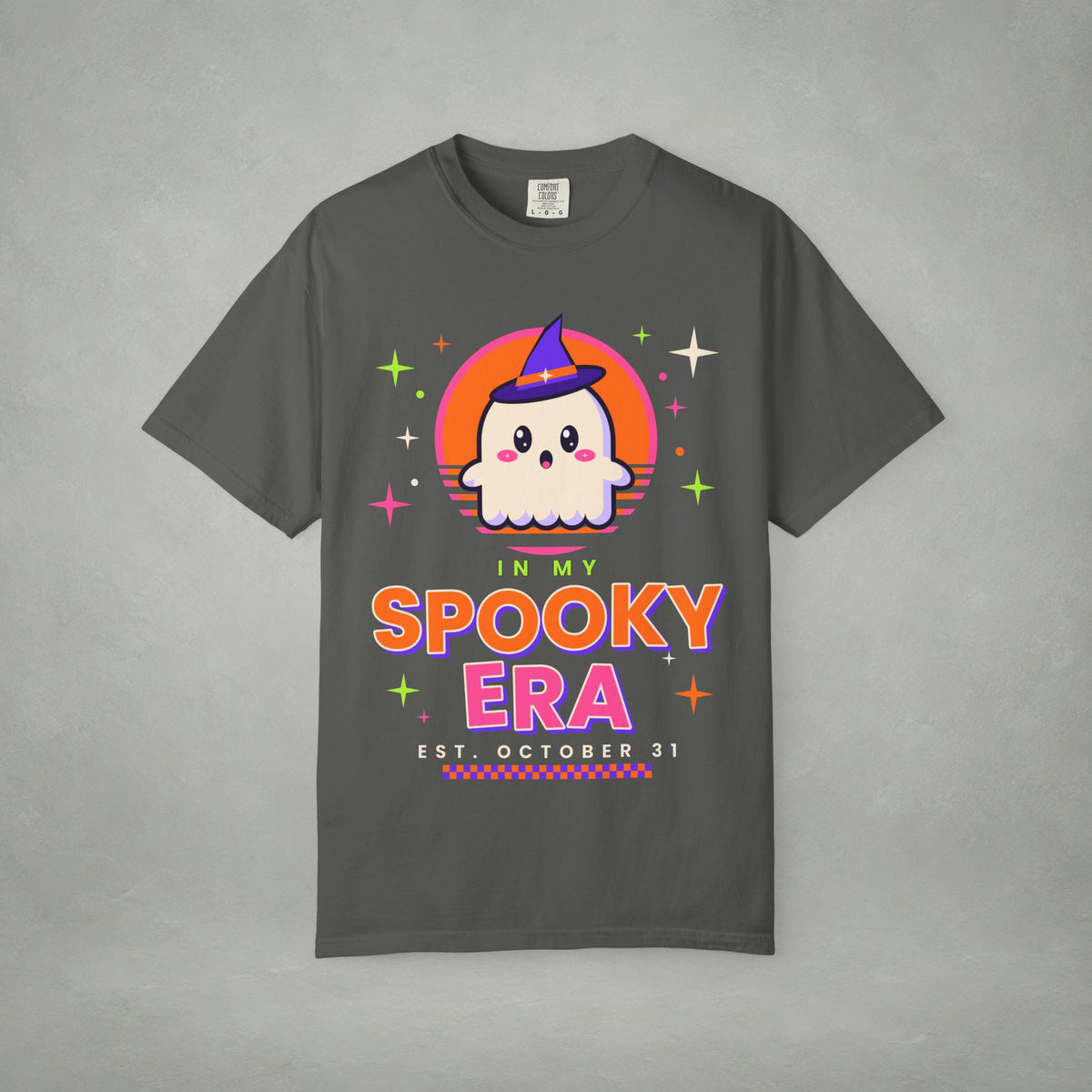 Spooky Era T-Shirt — Cute Ghost Halloween Graphic Tee