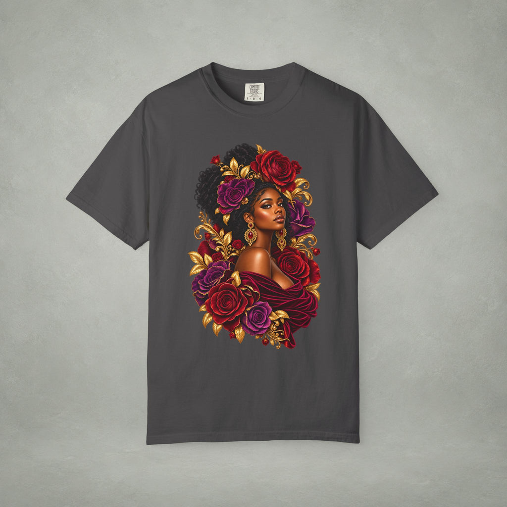 Floral Muse Portrait Graphic Tee | Color Me Ful