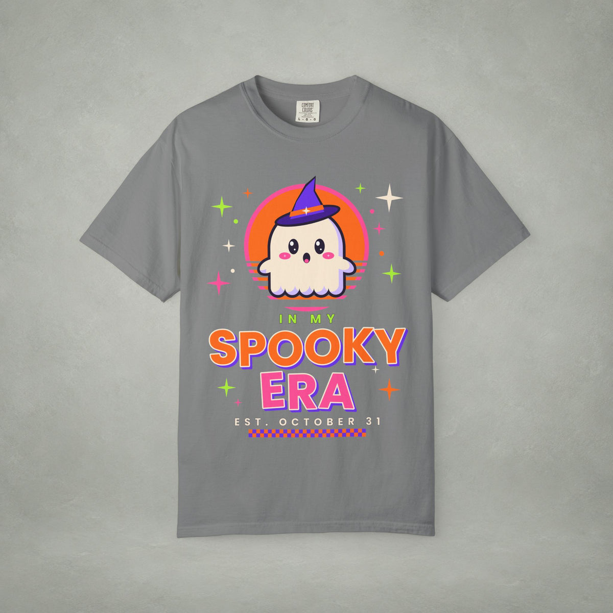 Spooky Era T-Shirt — Cute Ghost Halloween Graphic Tee