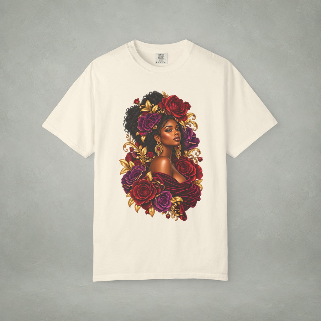 Floral Muse Portrait Graphic Tee | Color Me Ful