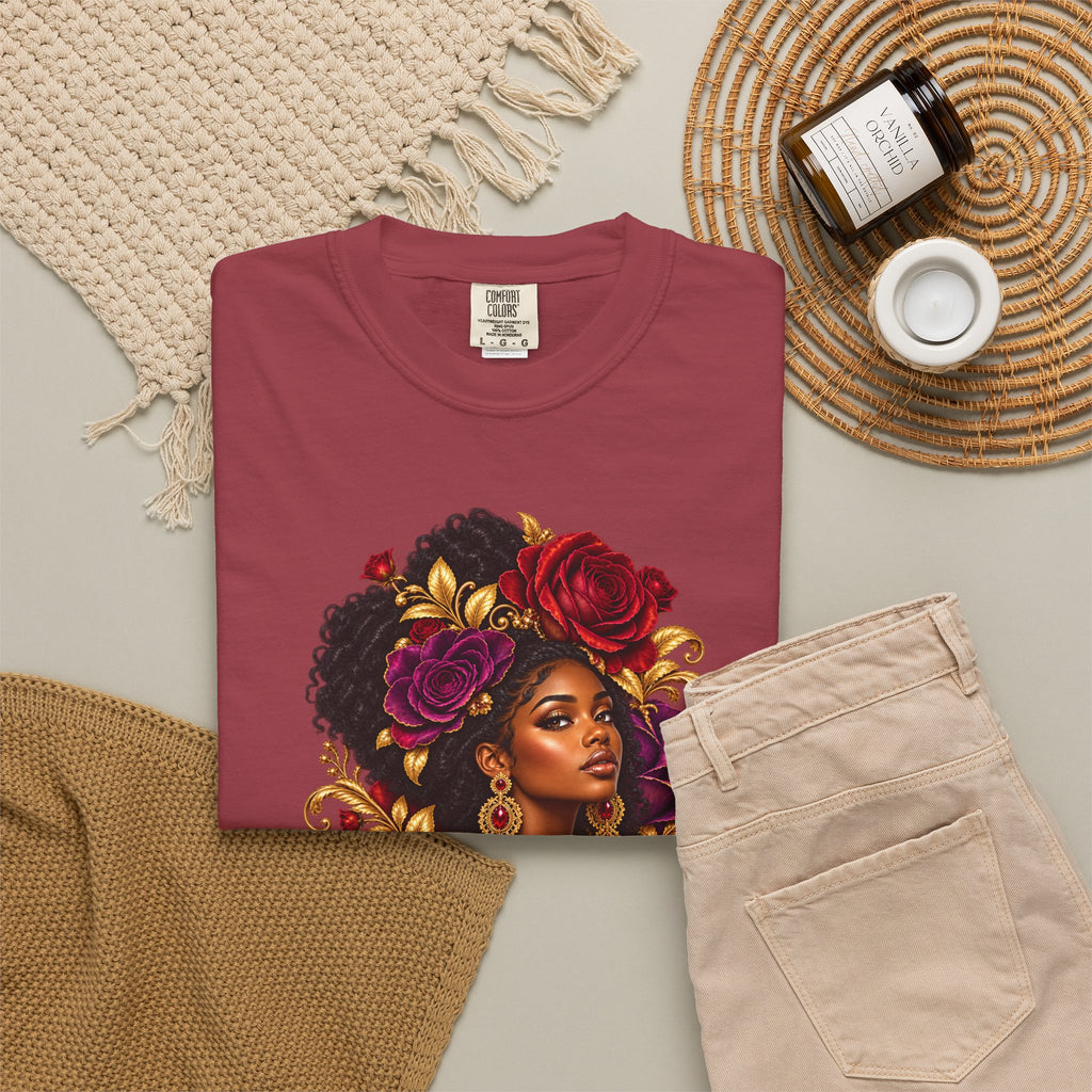 Floral Muse Portrait Graphic Tee | Color Me Ful